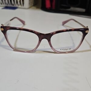 Coach Women's Pink Tortoise Glasses